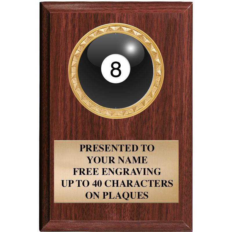 4" X 6" WOOD INSERT PLQ