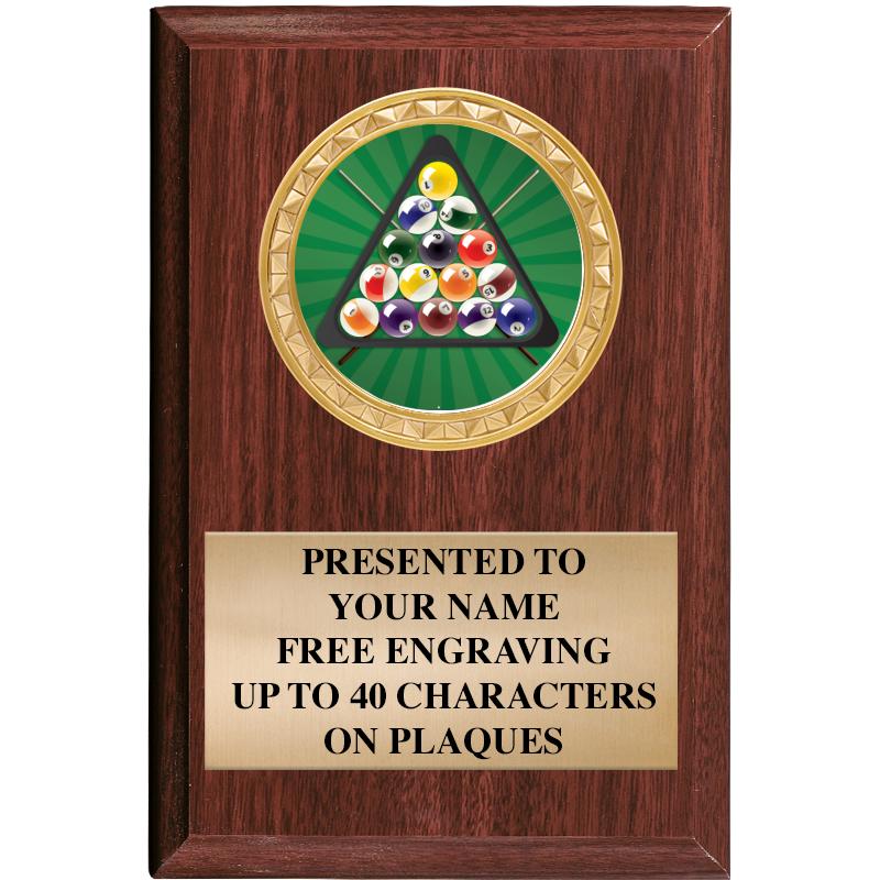 4" X 6" WOOD INSERT PLQ