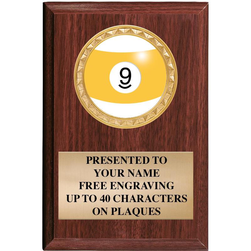 4" X 6" WOOD INSERT PLQ