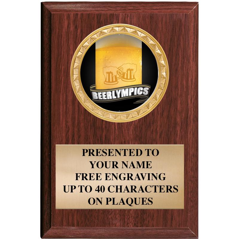 4" X 6" WOOD INSERT PLQ