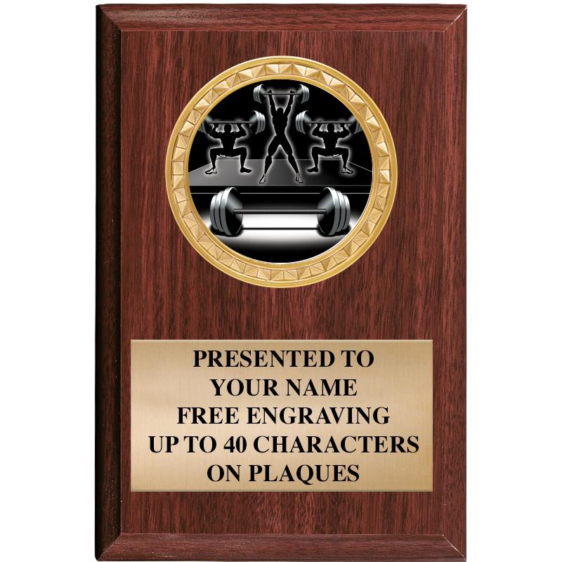 4" X 6" WOOD INSERT PLQ