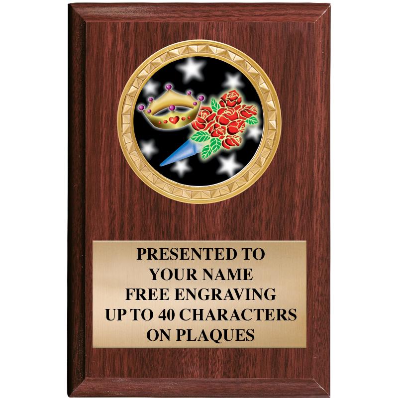 4" X 6" WOOD INSERT PLQ