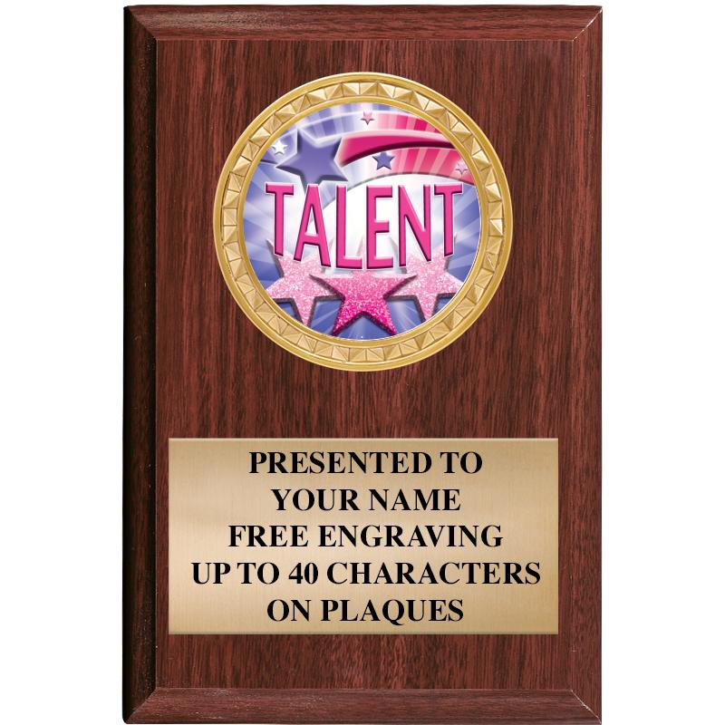 4" X 6" WOOD INSERT PLQ