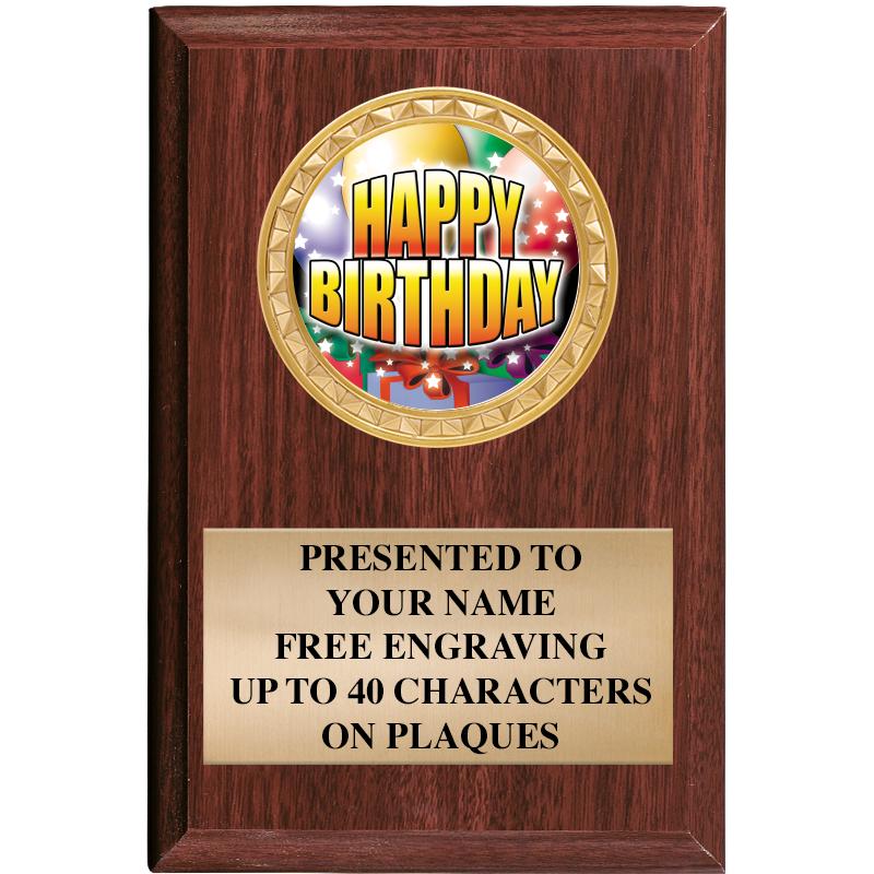 4" X 6" WOOD INSERT PLQ