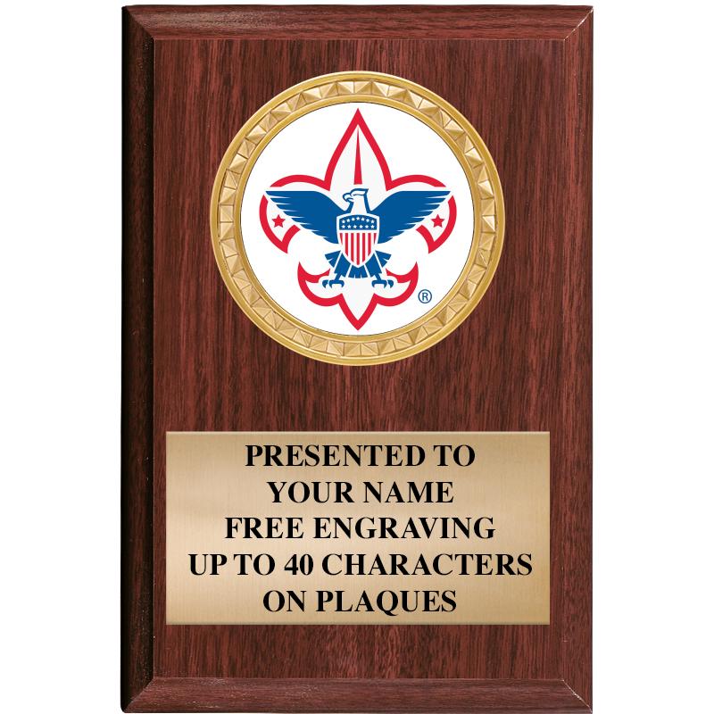 4" X 6" WOOD INSERT PLQ