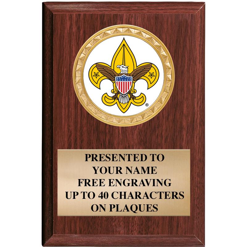 4" X 6" WOOD INSERT PLQ