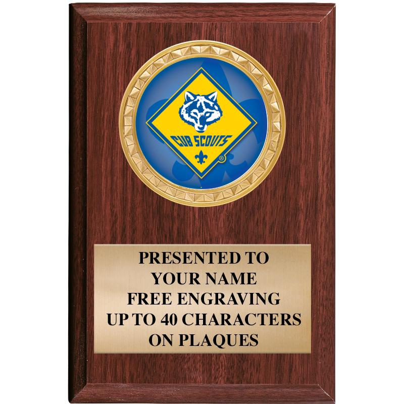 4" X 6" WOOD INSERT PLQ