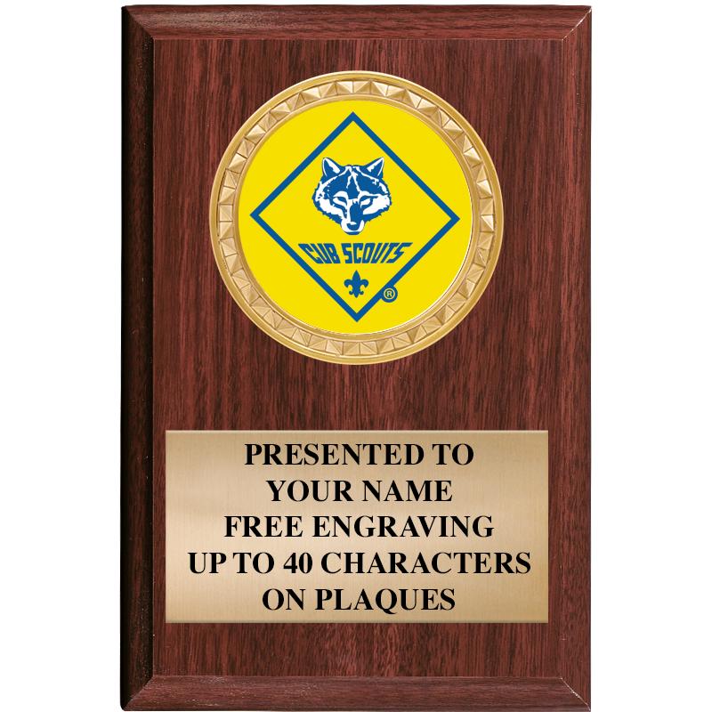 4" X 6" WOOD INSERT PLQ