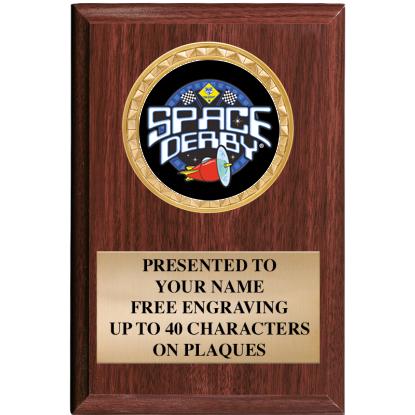 4" X 6" WOOD INSERT PLQ