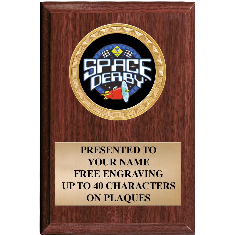 4" X 6" WOOD INSERT PLQ