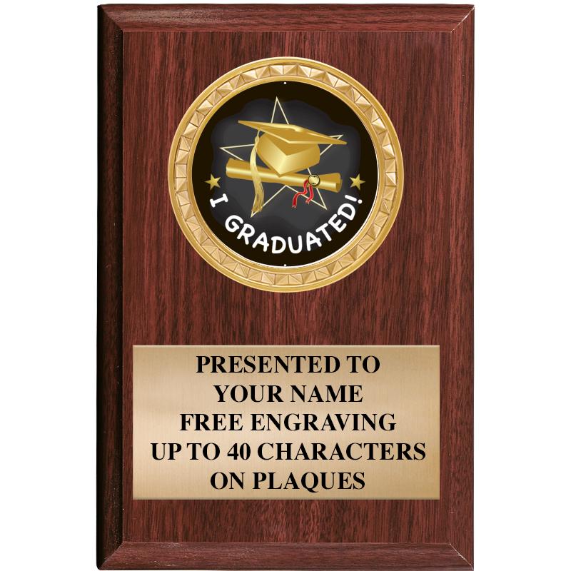 4" X 6" WOOD INSERT PLQ