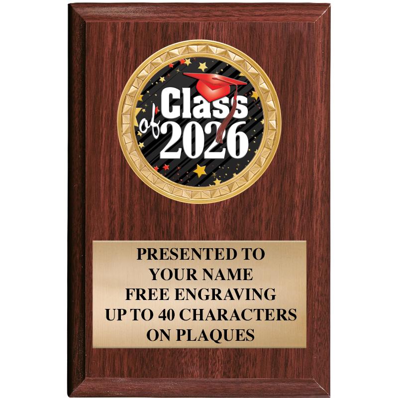 4" X 6" WOOD INSERT PLQ