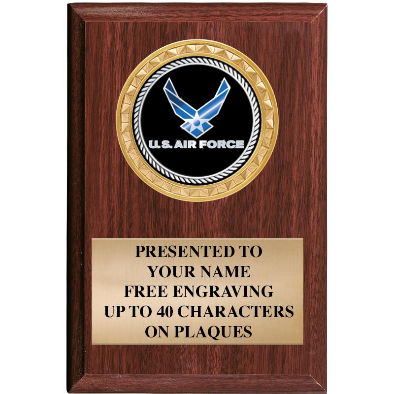 Air Force Plaques Crown Awards