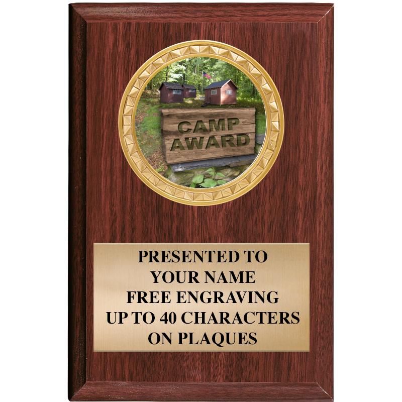 4" X 6" WOOD INSERT PLQ