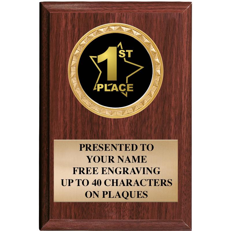 1st Place Plaques Crown Awards