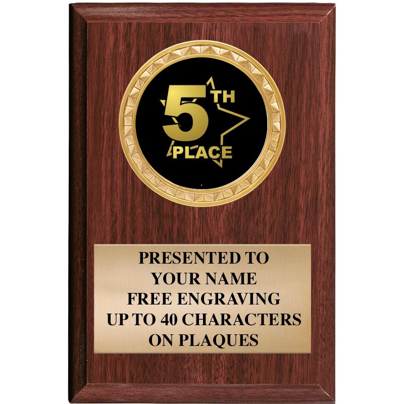 4" X 6" WOOD INSERT PLQ