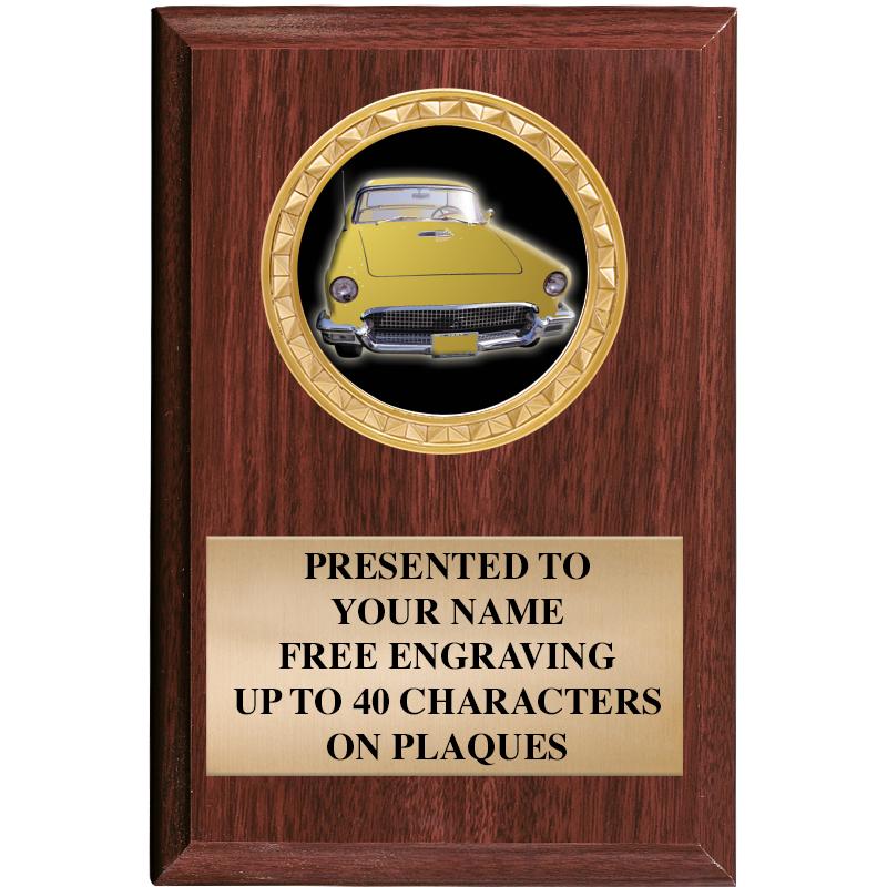 4" X 6" WOOD INSERT PLQ