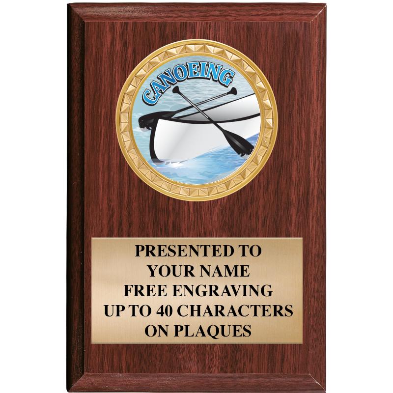 4" X 6" WOOD INSERT PLQ