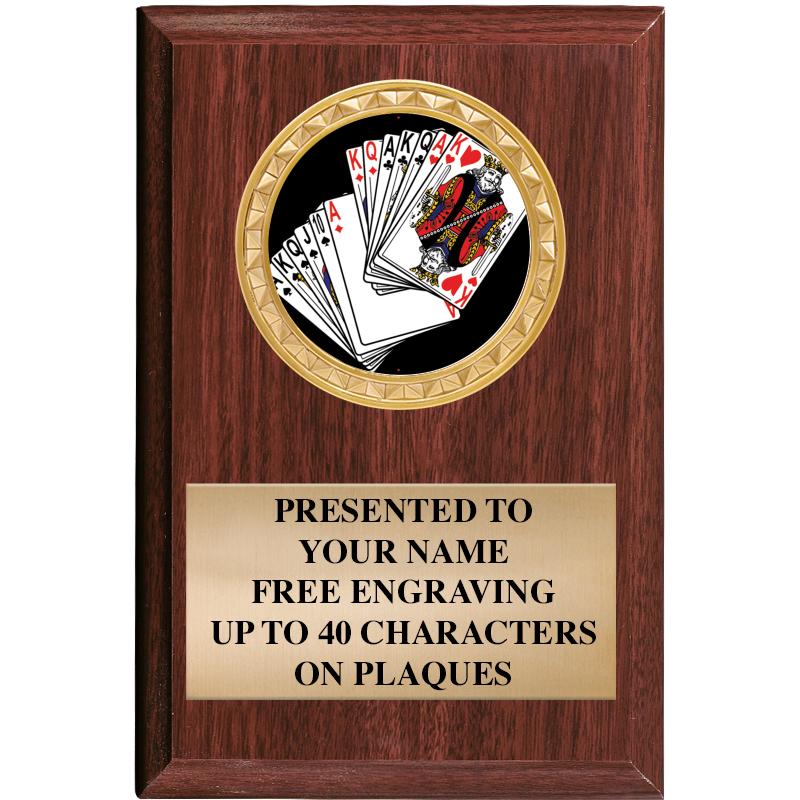 4" X 6" WOOD INSERT PLQ