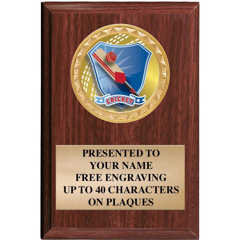 4" X 6" WOOD INSERT PLQ