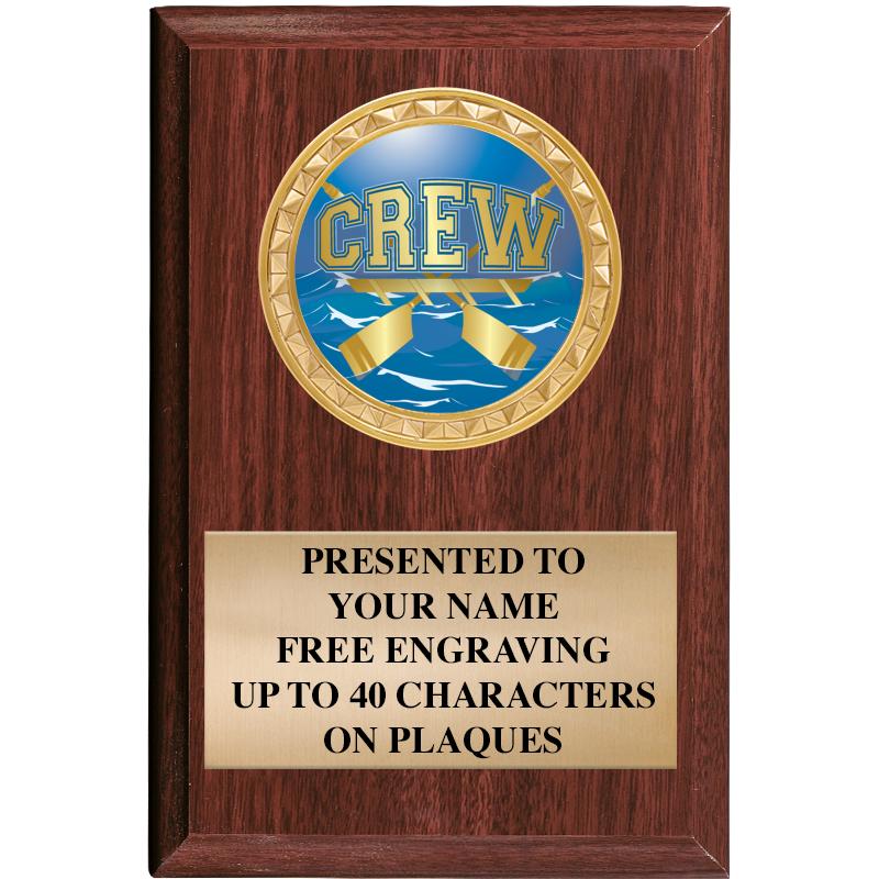 4" X 6" WOOD INSERT PLQ