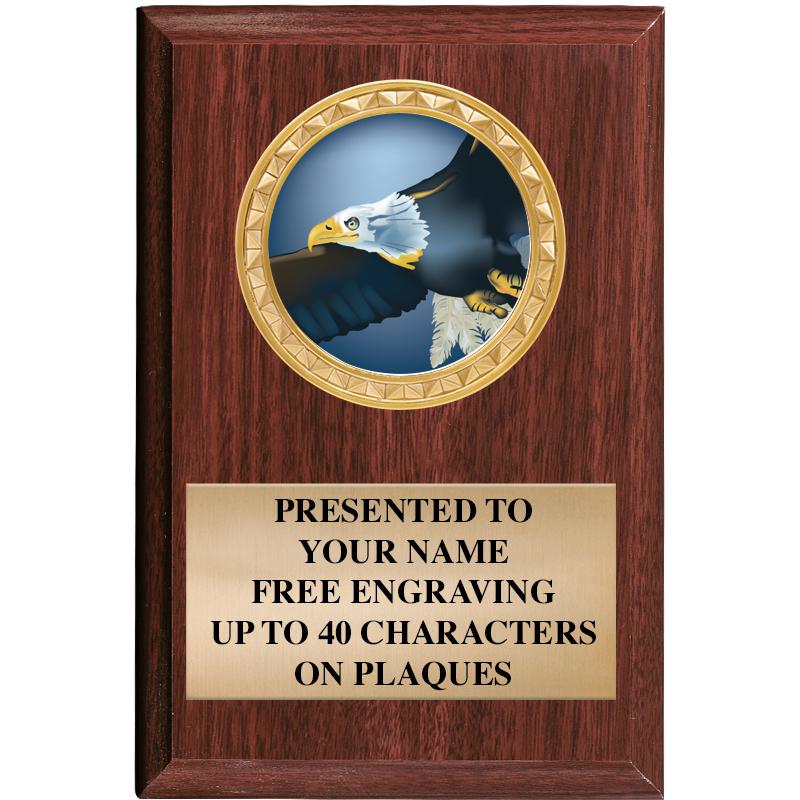 4" X 6" WOOD INSERT PLQ