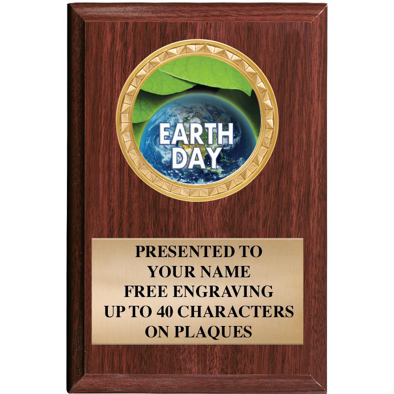 4" X 6" WOOD INSERT PLQ