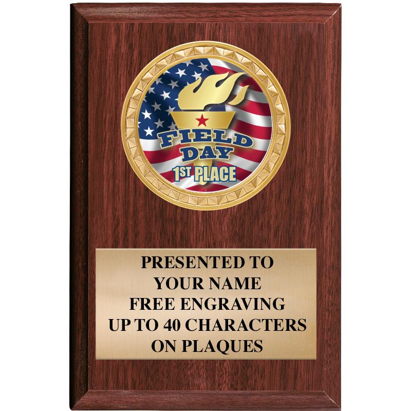 4" X 6" WOOD INSERT PLQ