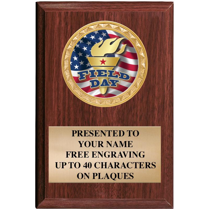 4" X 6" WOOD INSERT PLQ