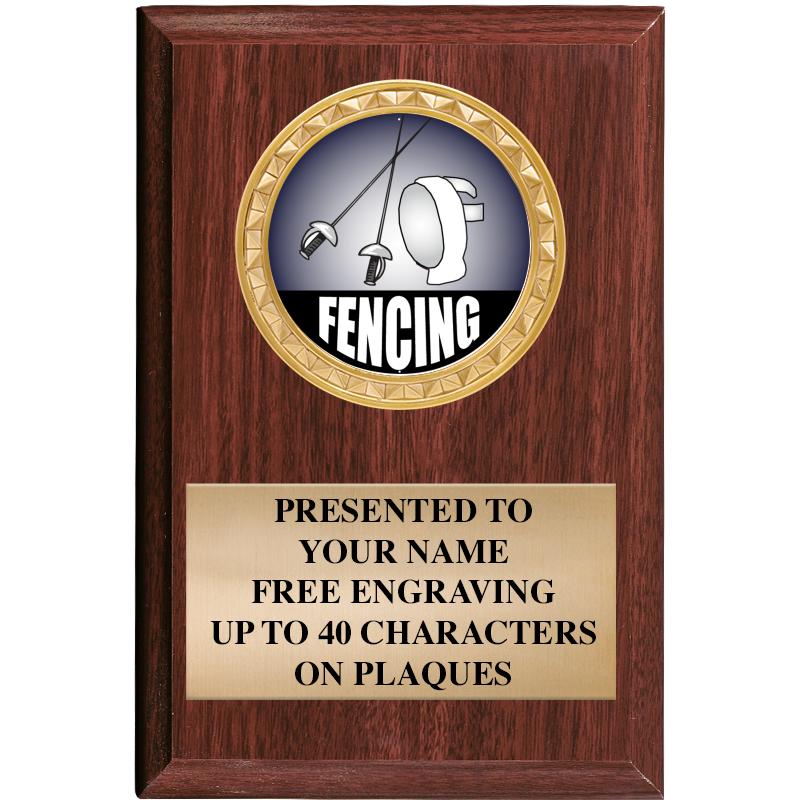 4" X 6" WOOD INSERT PLQ