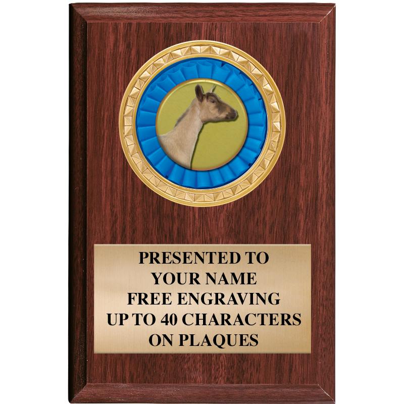 4" X 6" WOOD INSERT PLQ