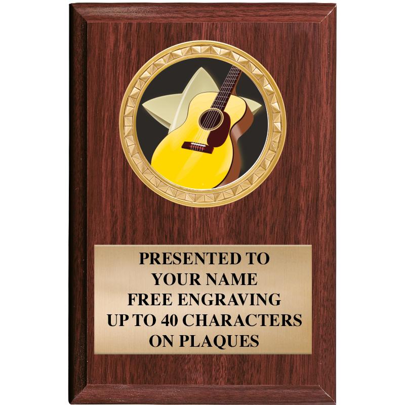 4" X 6" WOOD INSERT PLQ