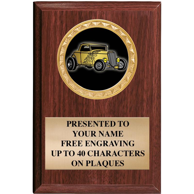 4" X 6" WOOD INSERT PLQ