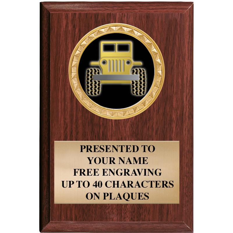 4" X 6" WOOD INSERT PLQ