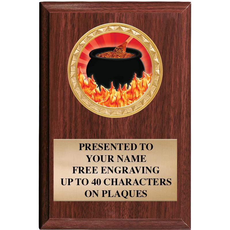 4" X 6" WOOD INSERT PLQ