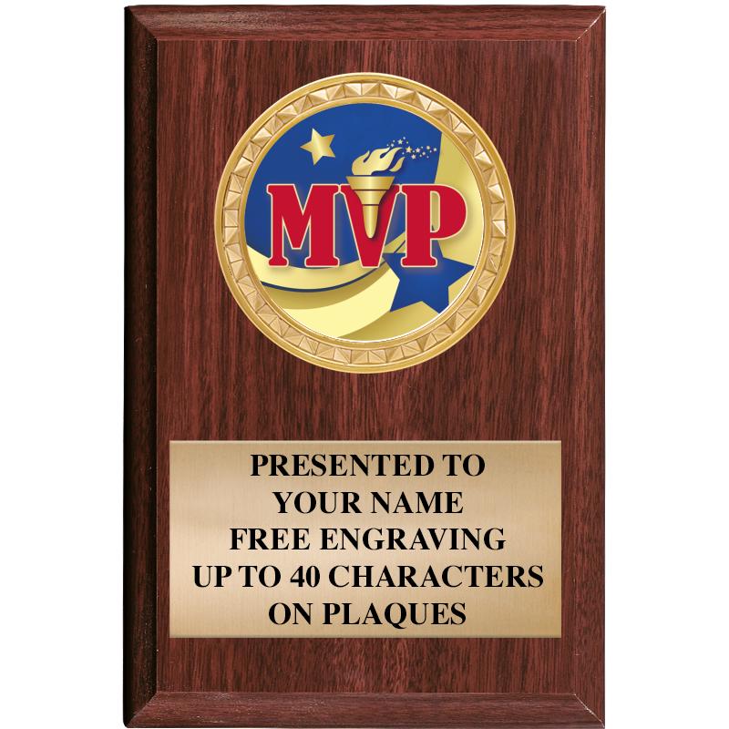 4" X 6" WOOD INSERT PLQ