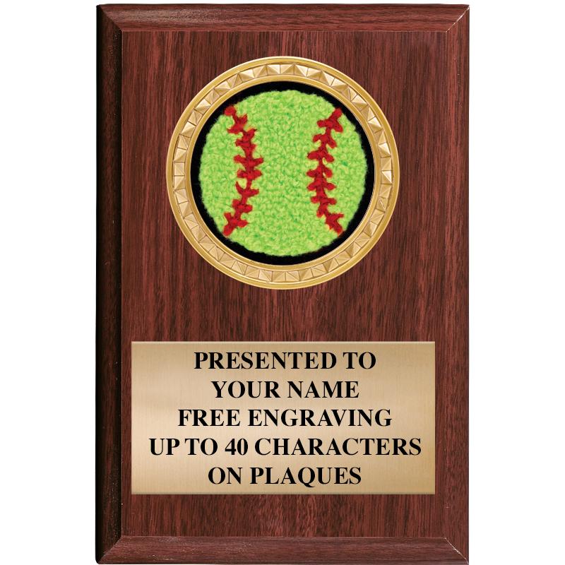 4" X 6" WOOD INSERT PLQ