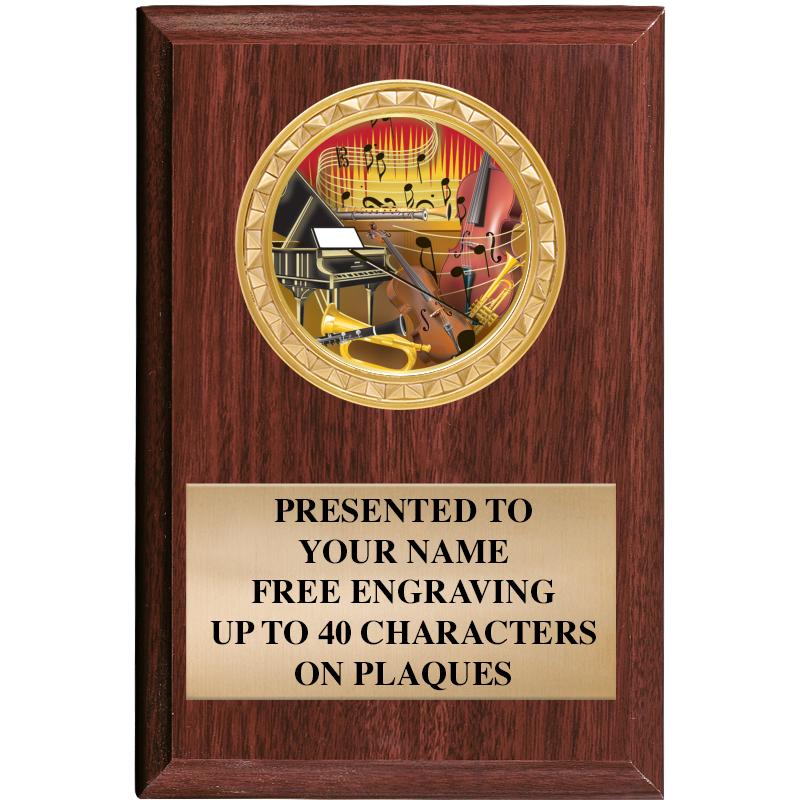 4" X 6" WOOD INSERT PLQ