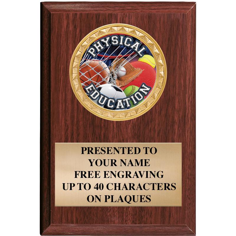 4" X 6" WOOD INSERT PLQ