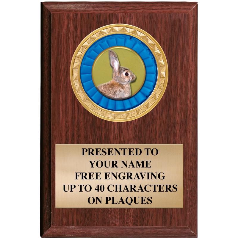 4" X 6" WOOD INSERT PLQ