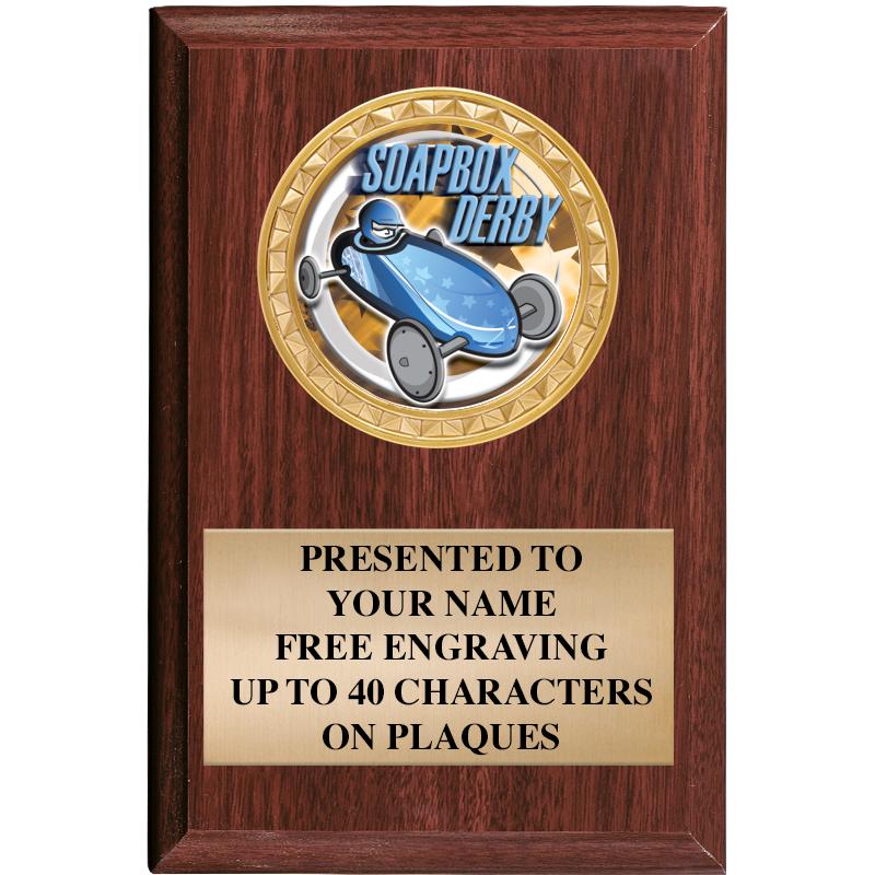 4" X 6" WOOD INSERT PLQ