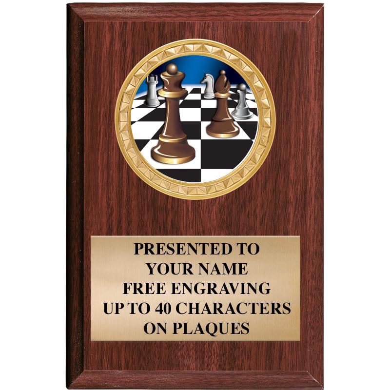 4" X 6" WOOD INSERT PLQ