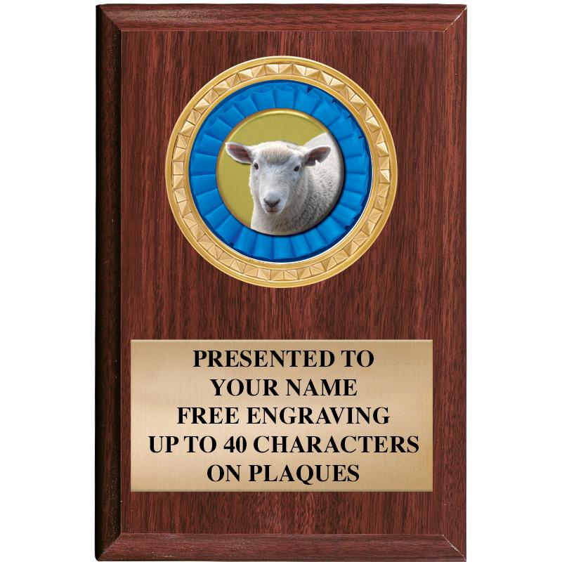 4" X 6" WOOD INSERT PLQ