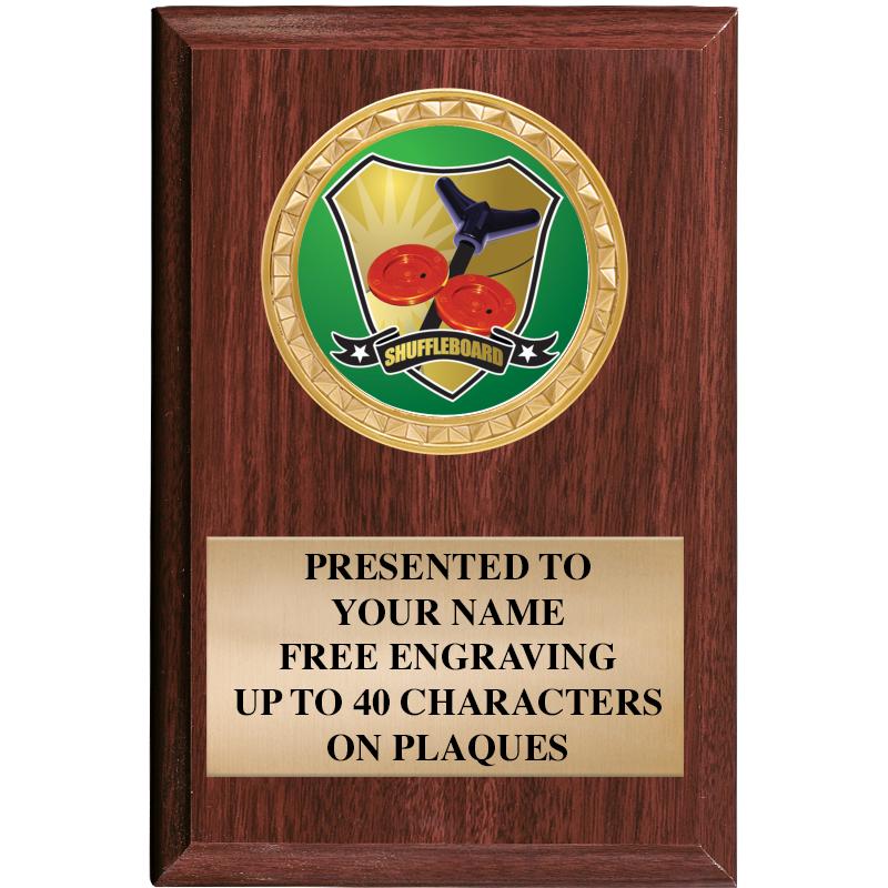 4" X 6" WOOD INSERT PLQ