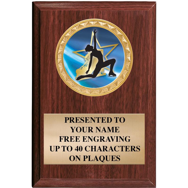 4" X 6" WOOD INSERT PLQ