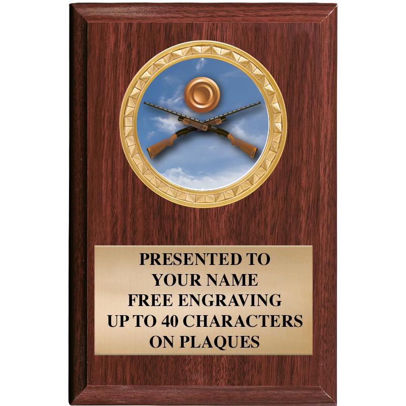 4" X 6" WOOD INSERT PLQ