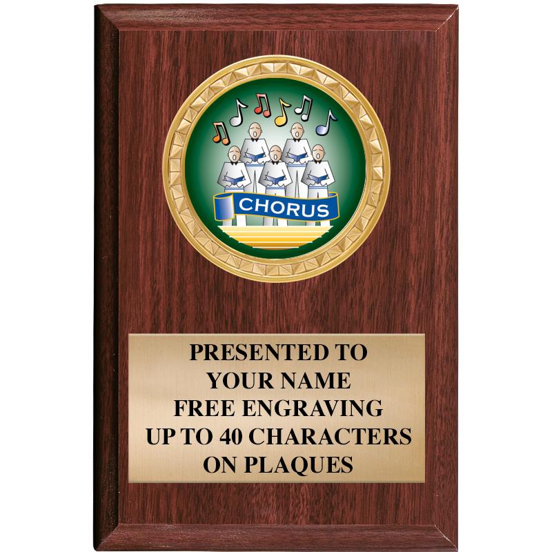 4" X 6" WOOD INSERT PLQ