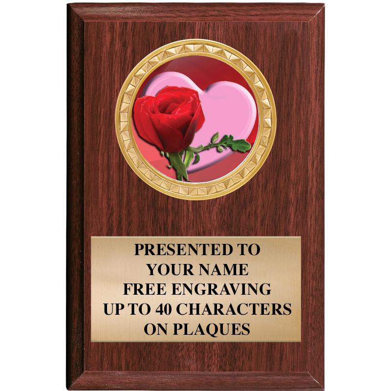 4" X 6" WOOD INSERT PLQ