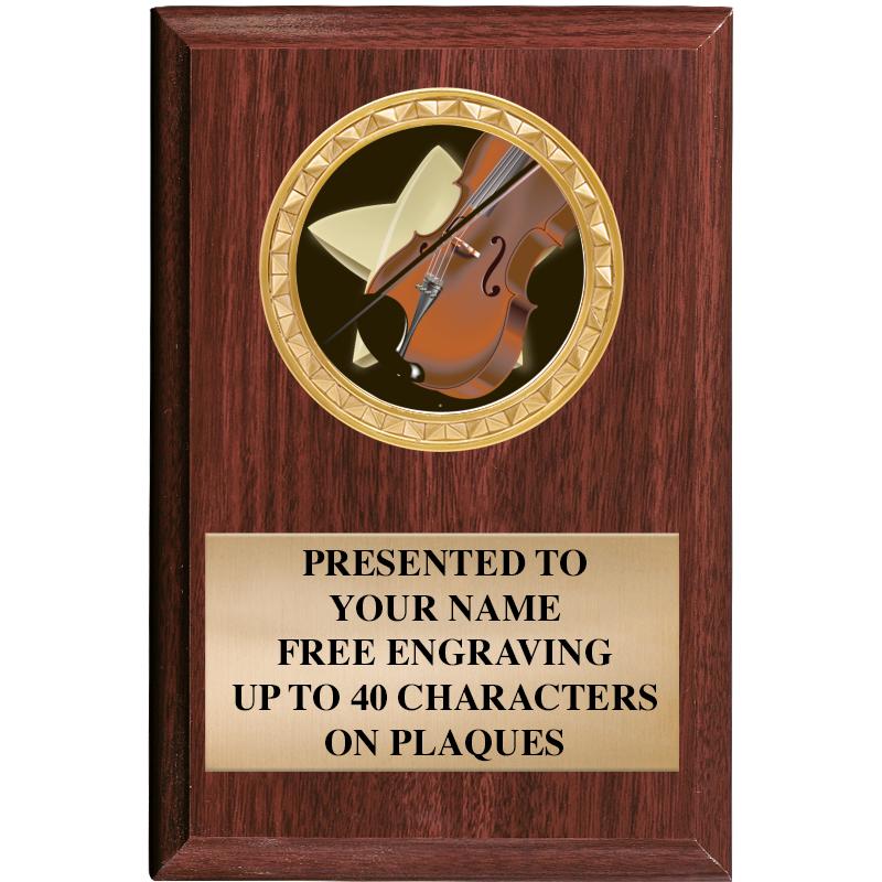 4" X 6" WOOD INSERT PLQ