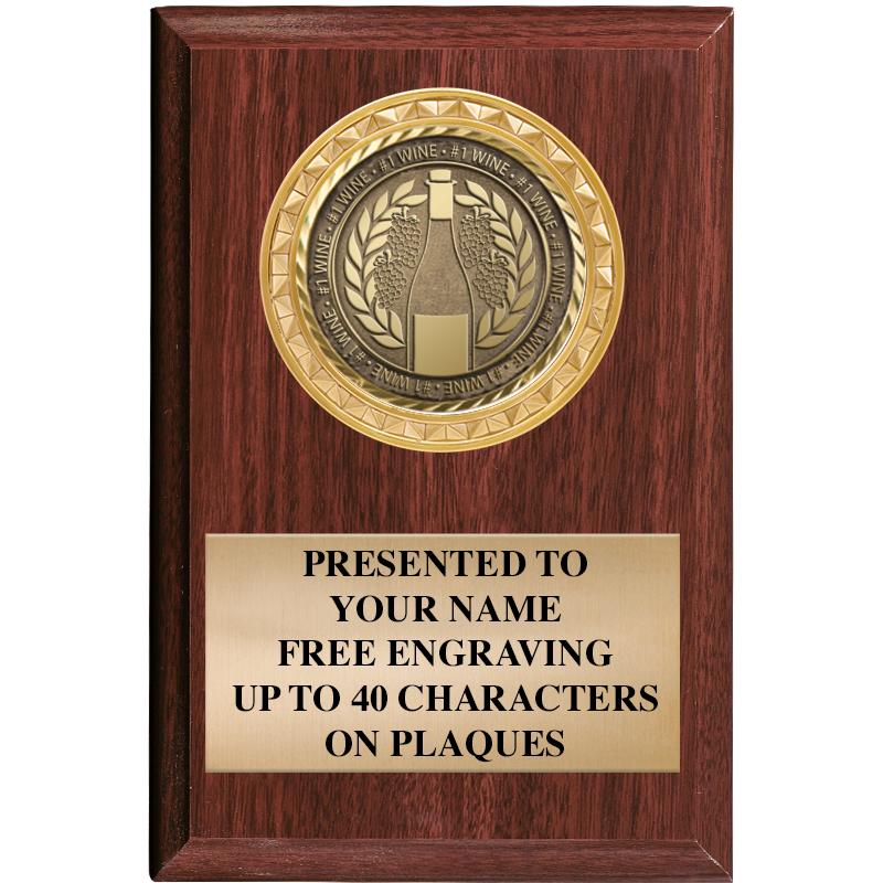 4" X 6" WOOD INSERT PLQ